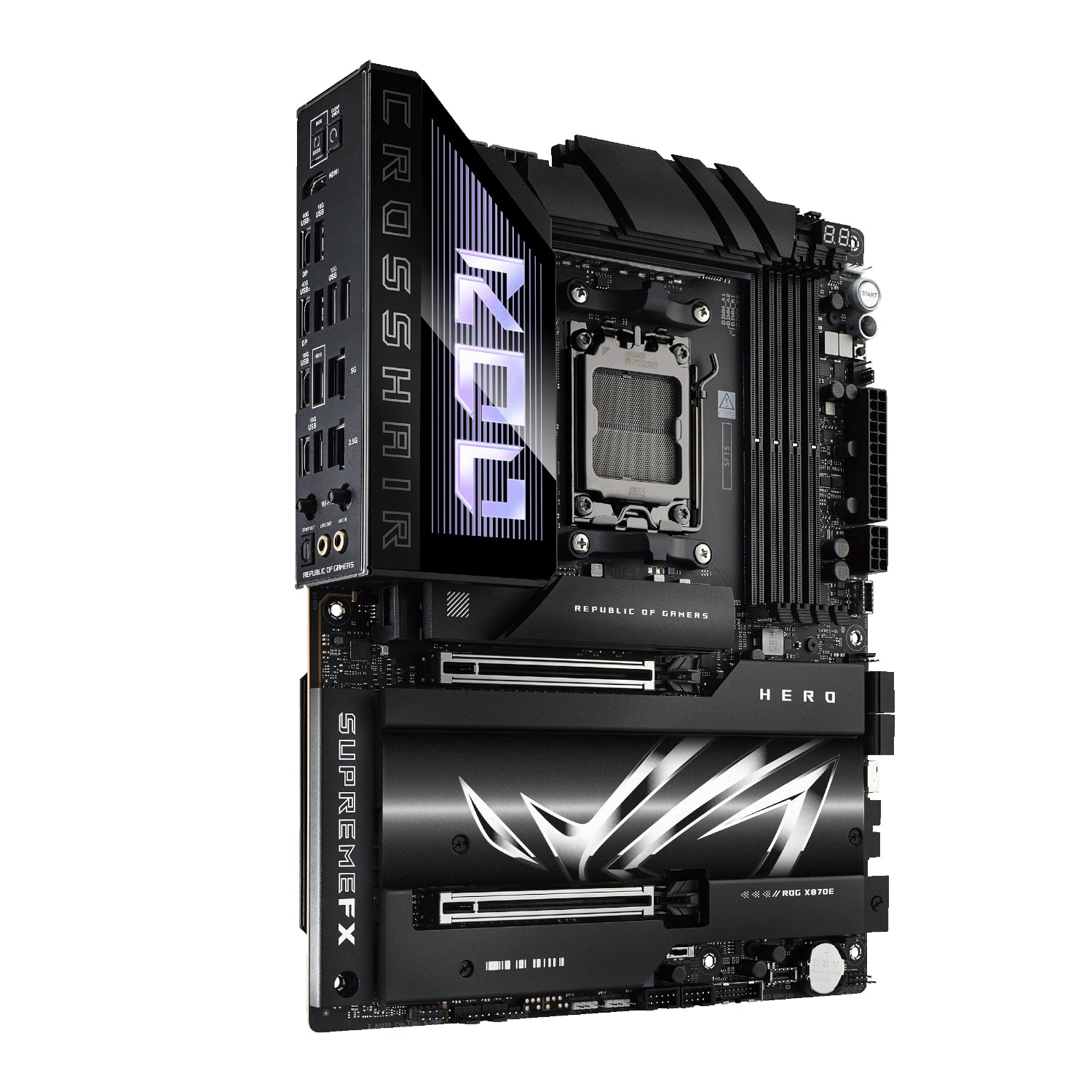 Asus Rog Crosshair X870E Hero ATX Gaming Motherboard image 3
