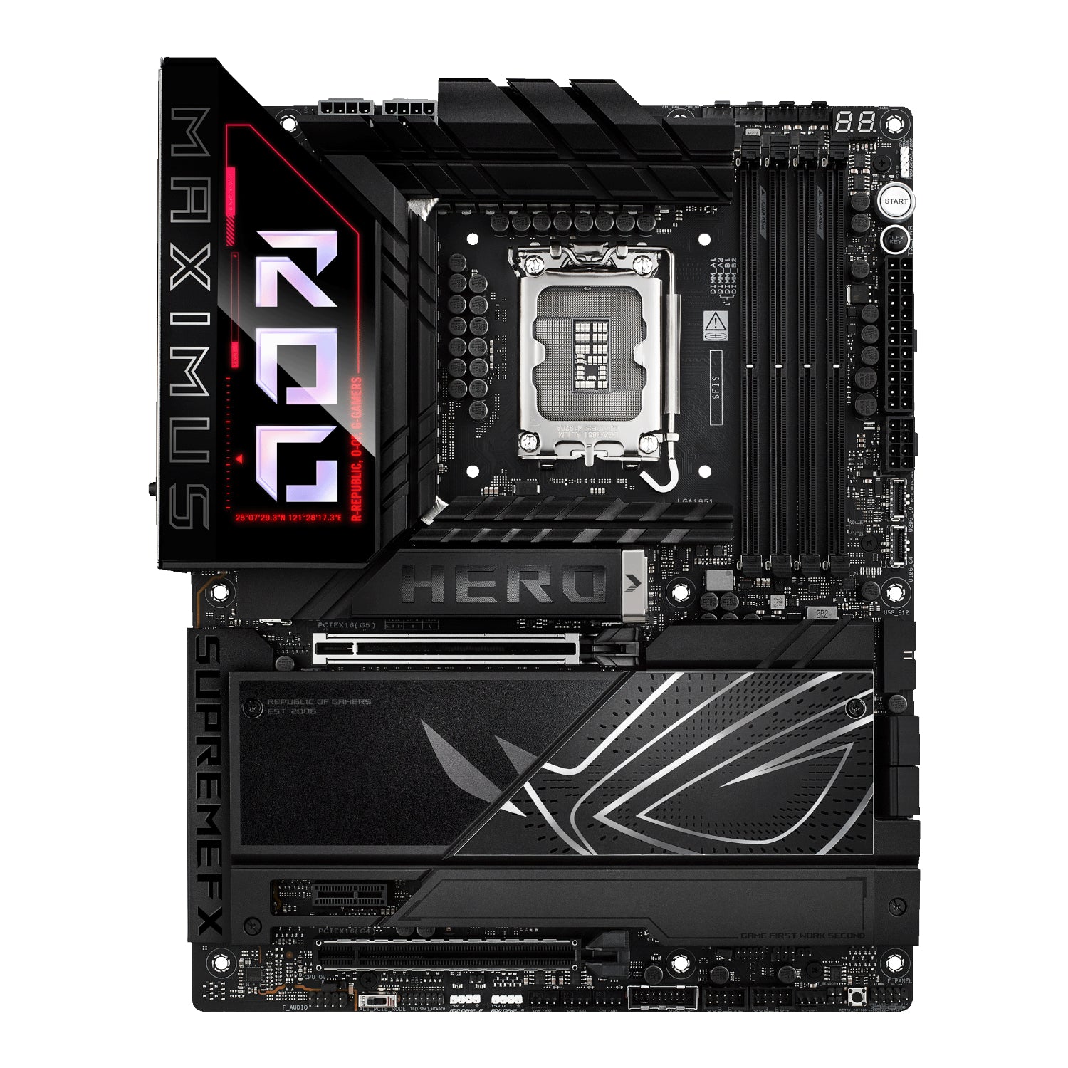 Asus Rog Maximus Z890 Hero INTEL LGA1851 ATX Gaming Motherboard image 2