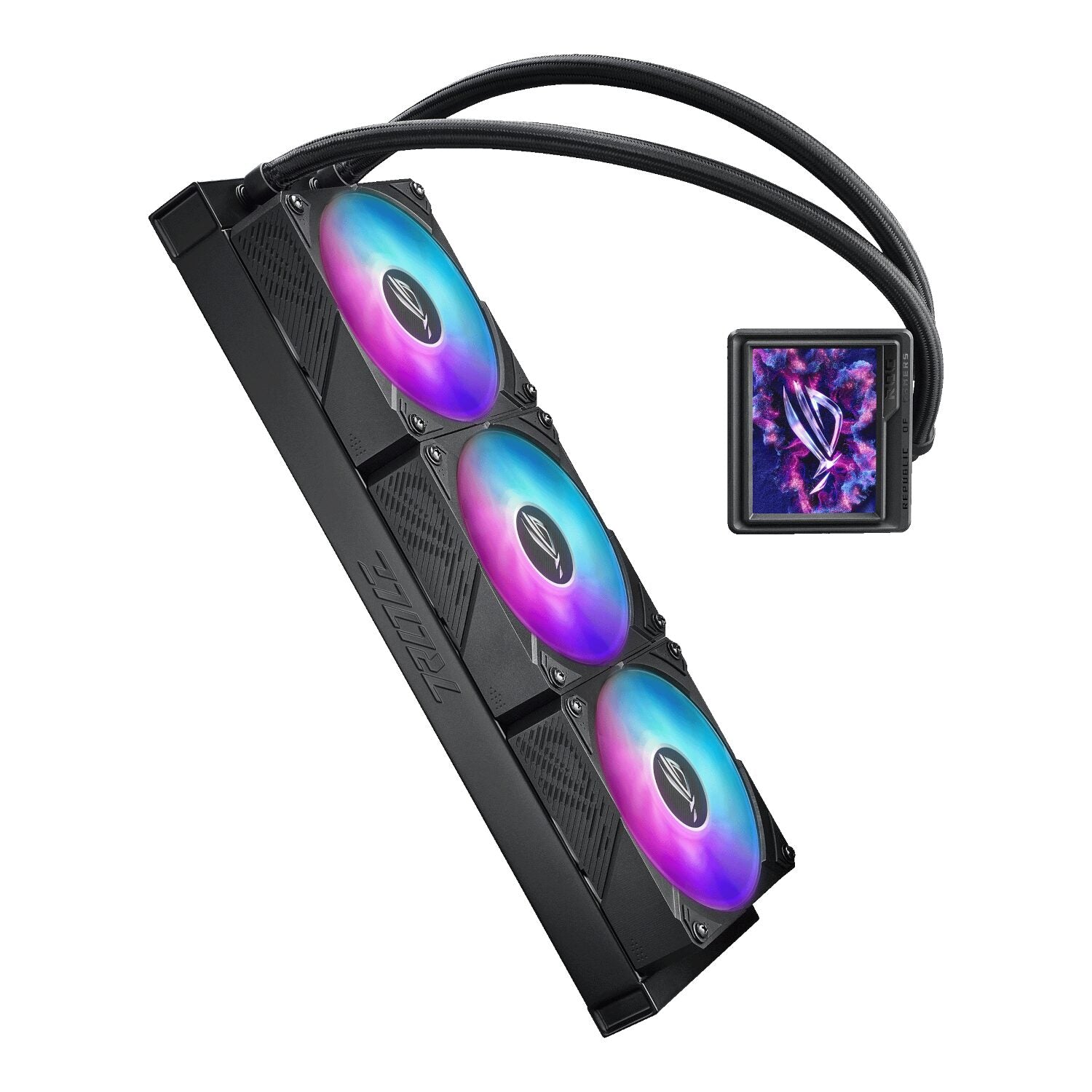 Asus Rog Ryujin III ARGB Aio Liquid Cooler 3.5" Lcd Display image 2