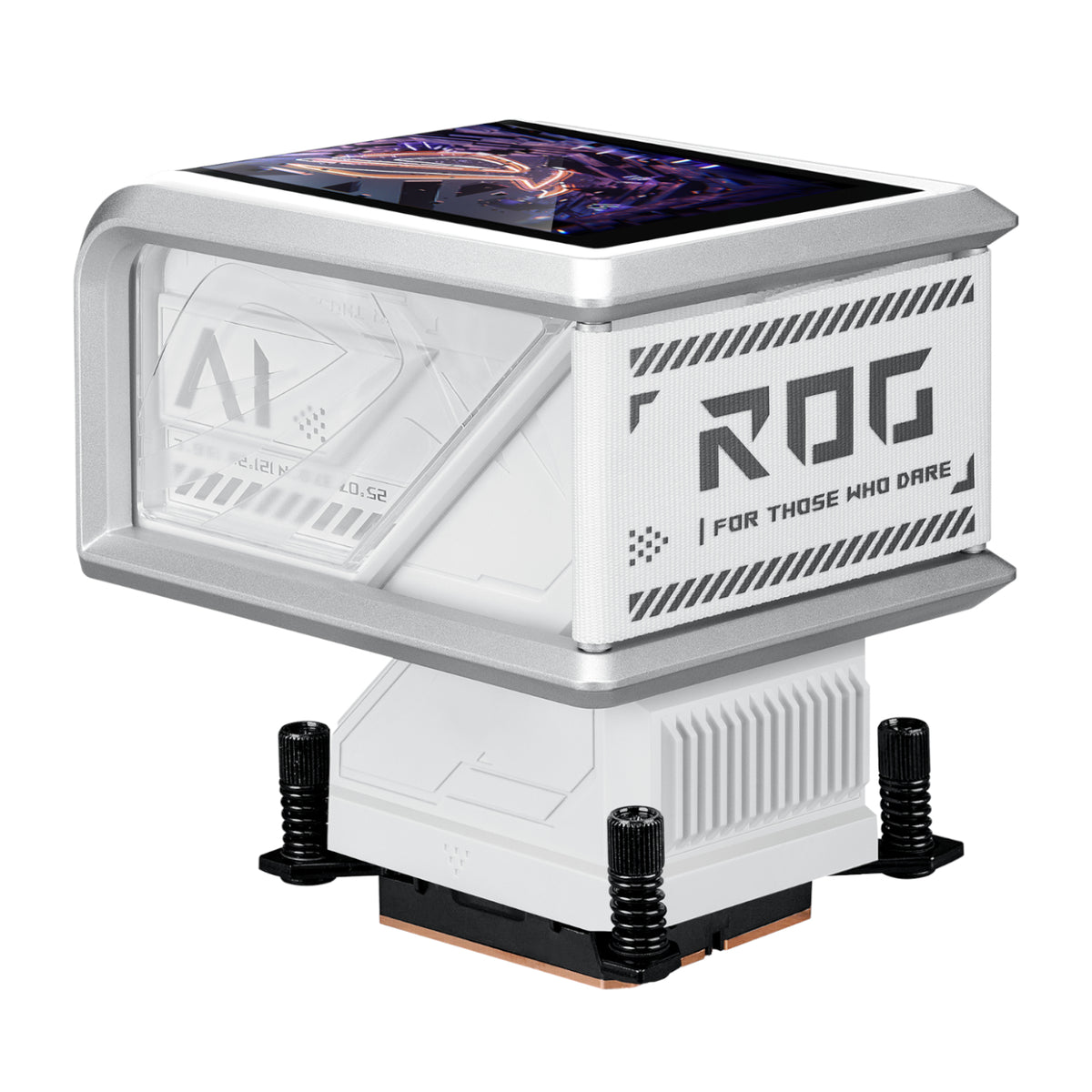 Asus Rog Ryuo Iv 360 ARGB Liquid CPU Cooler White Edition image 5