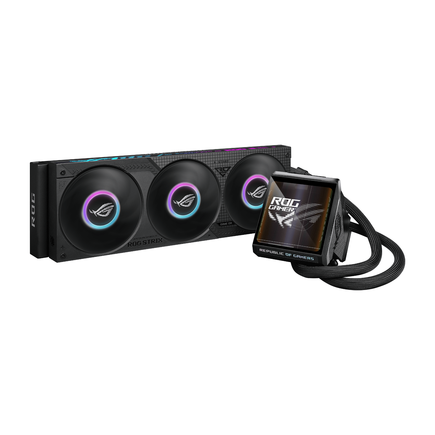 Asus Rog Strix Lc Iv 360 ARGB Lcd Liquid Cooler Black