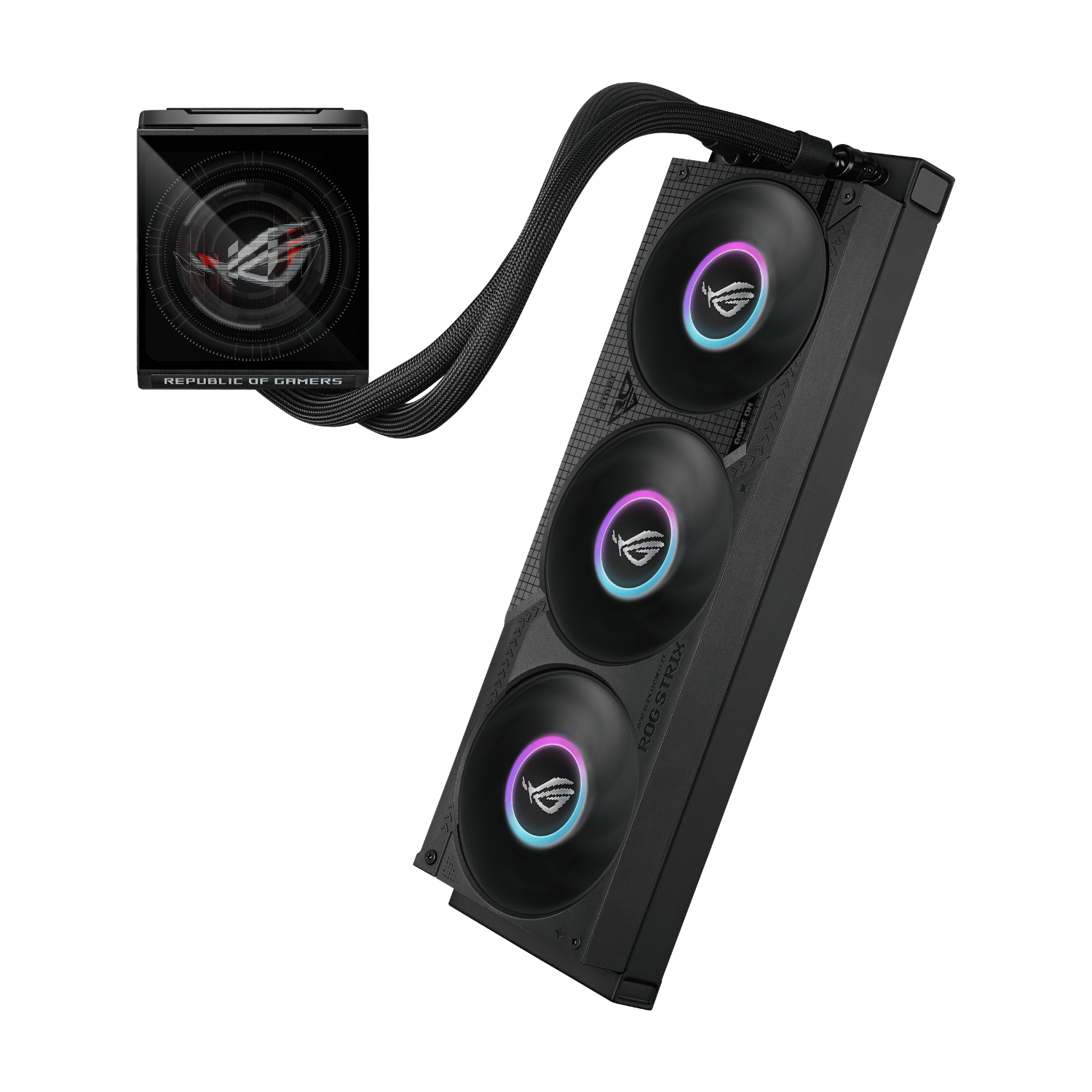 Asus Rog Strix Lc Iv 360 ARGB Lcd Liquid Cooler Black image 3