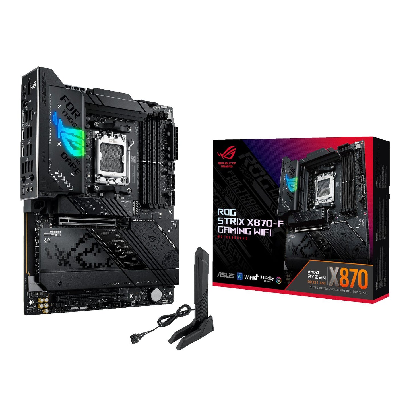 Asus Rog Strix X870-F Gaming WIFI Motherboard ATX AMD AM5