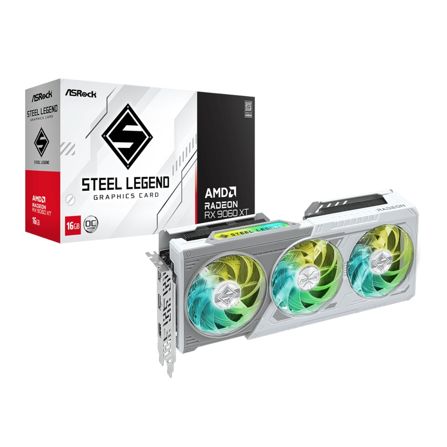 Asrock Radeon RX9060 Xt Steel Legend 16G Graphics Card