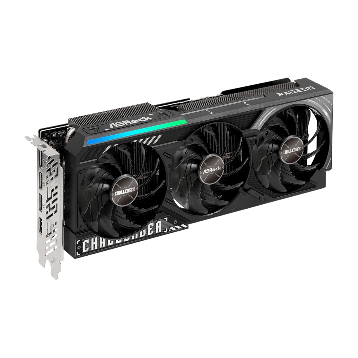 Asrock Radeon RX9070 Xt Challenger 16G Graphics Card image 3