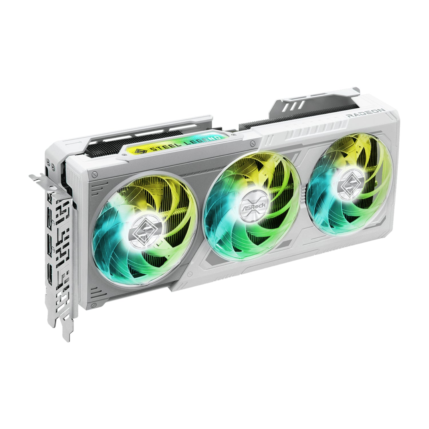 Asrock AMD Radeon Rx 9070 Xt Steel Legend 16GB Graphics Card image 3