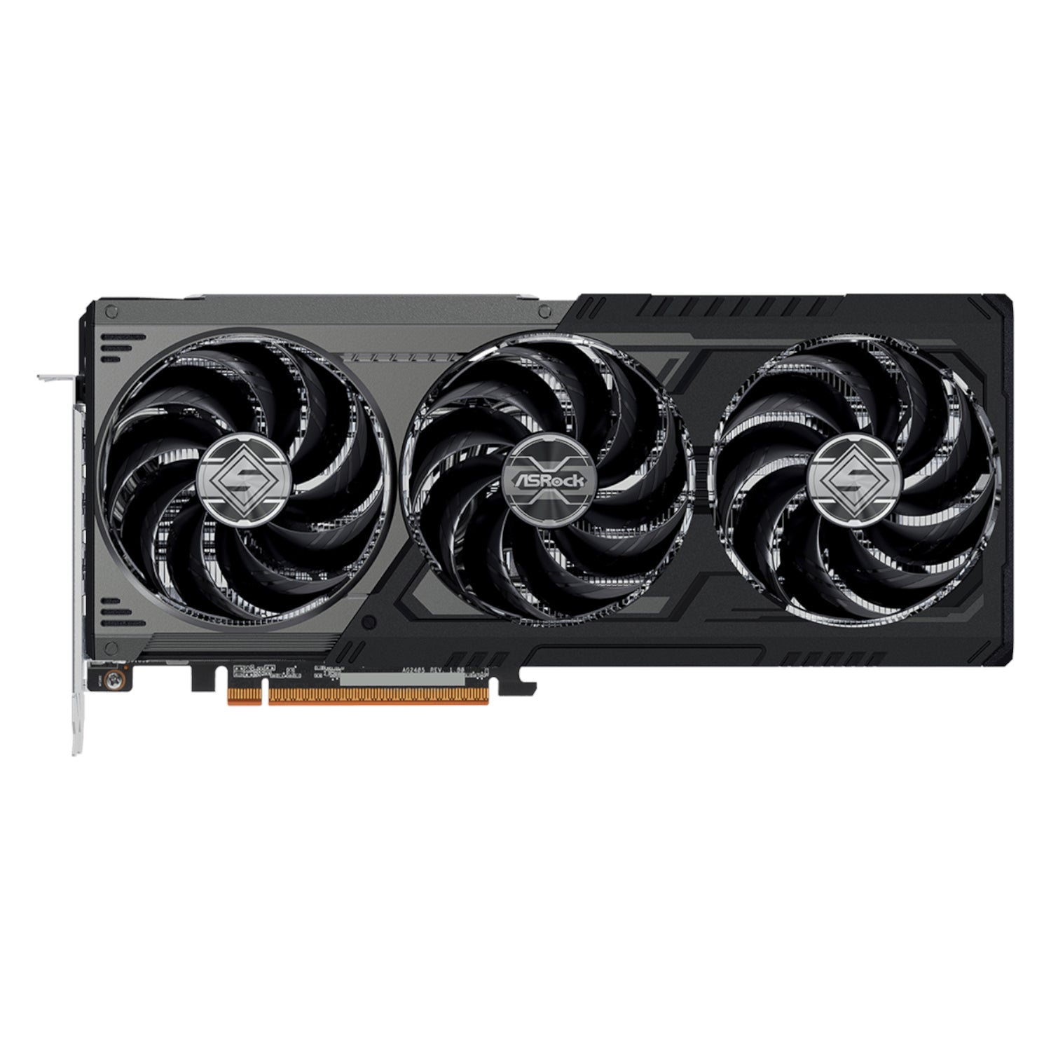 Asrock Radeon RX9070 Xt Steel Legend Dark 16GB Graphics Card image 2