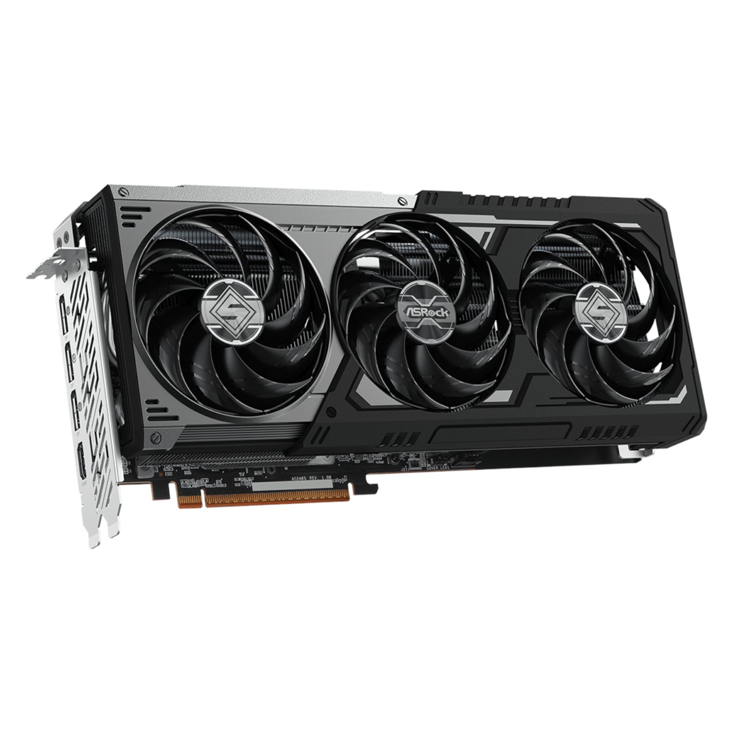 Asrock Radeon RX9070 Xt Steel Legend Dark 16GB Graphics Card image 3