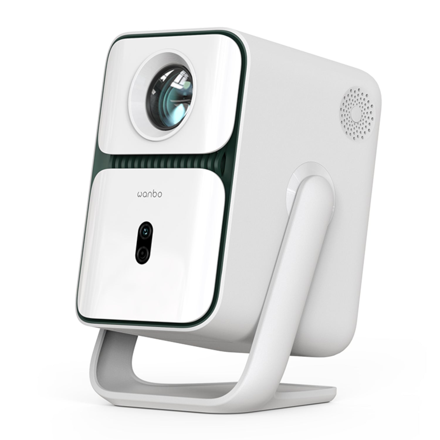 Wanbo – 1080P 500ANSI Android 11 Smart Home Theatre Projector – White