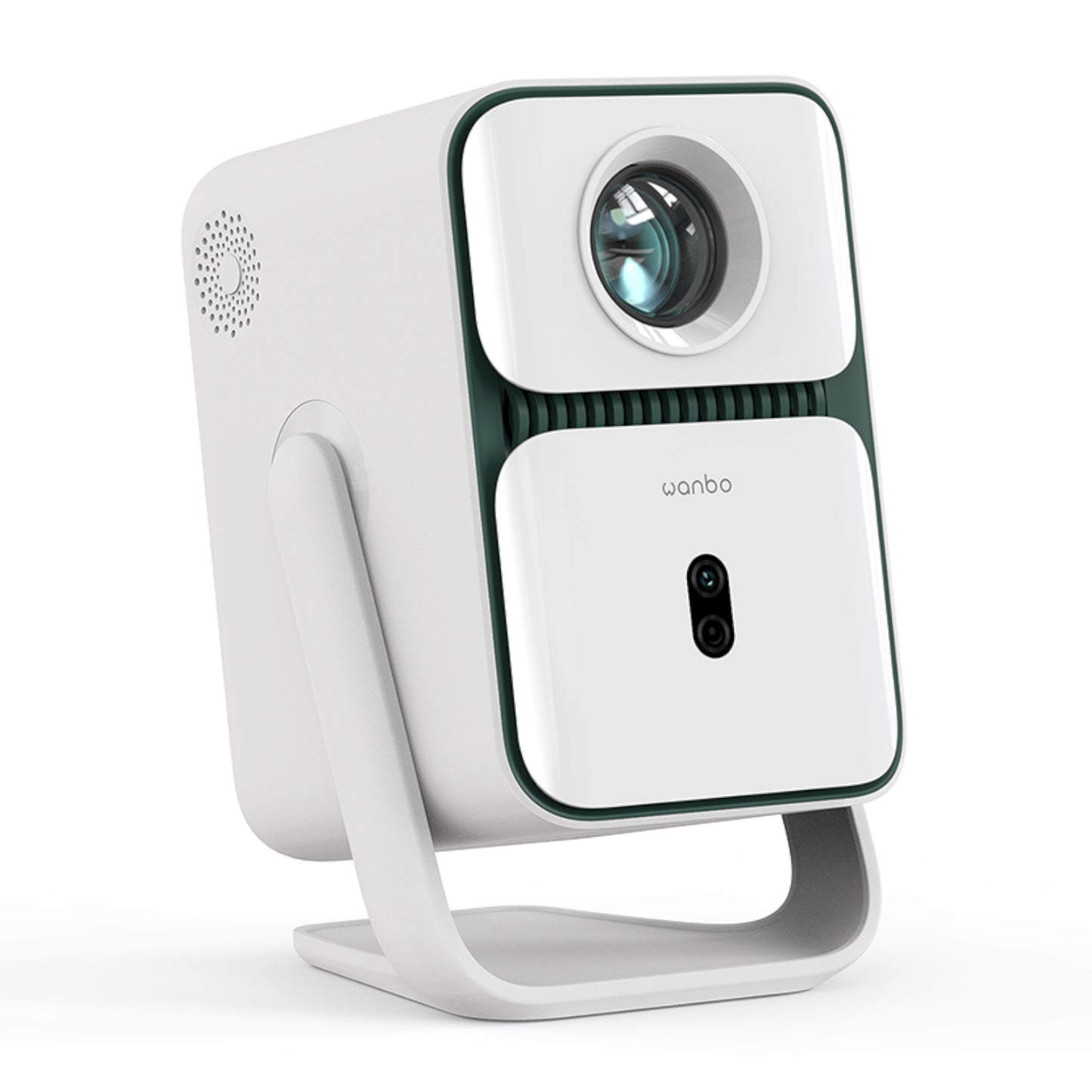 Wanbo – 1080P 500ANSI Android 11 Smart Home Theatre Projector – White image 2