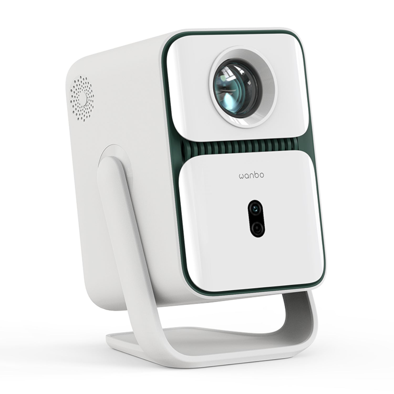 Wanbo – 1080P 500ANSI Android 11 Smart Home Theatre Projector – White image 2
