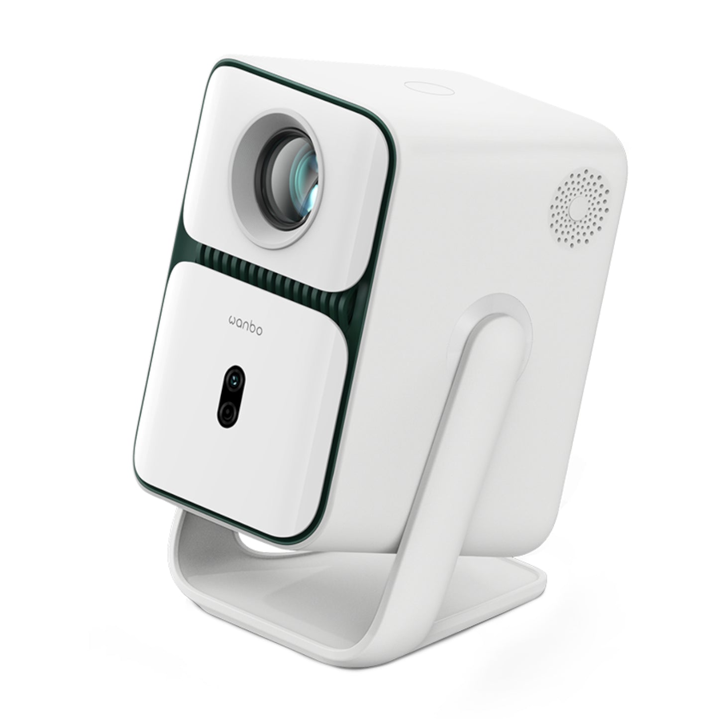 Wanbo – 1080P 500ANSI Android 11 Smart Home Theatre Projector – White image 3