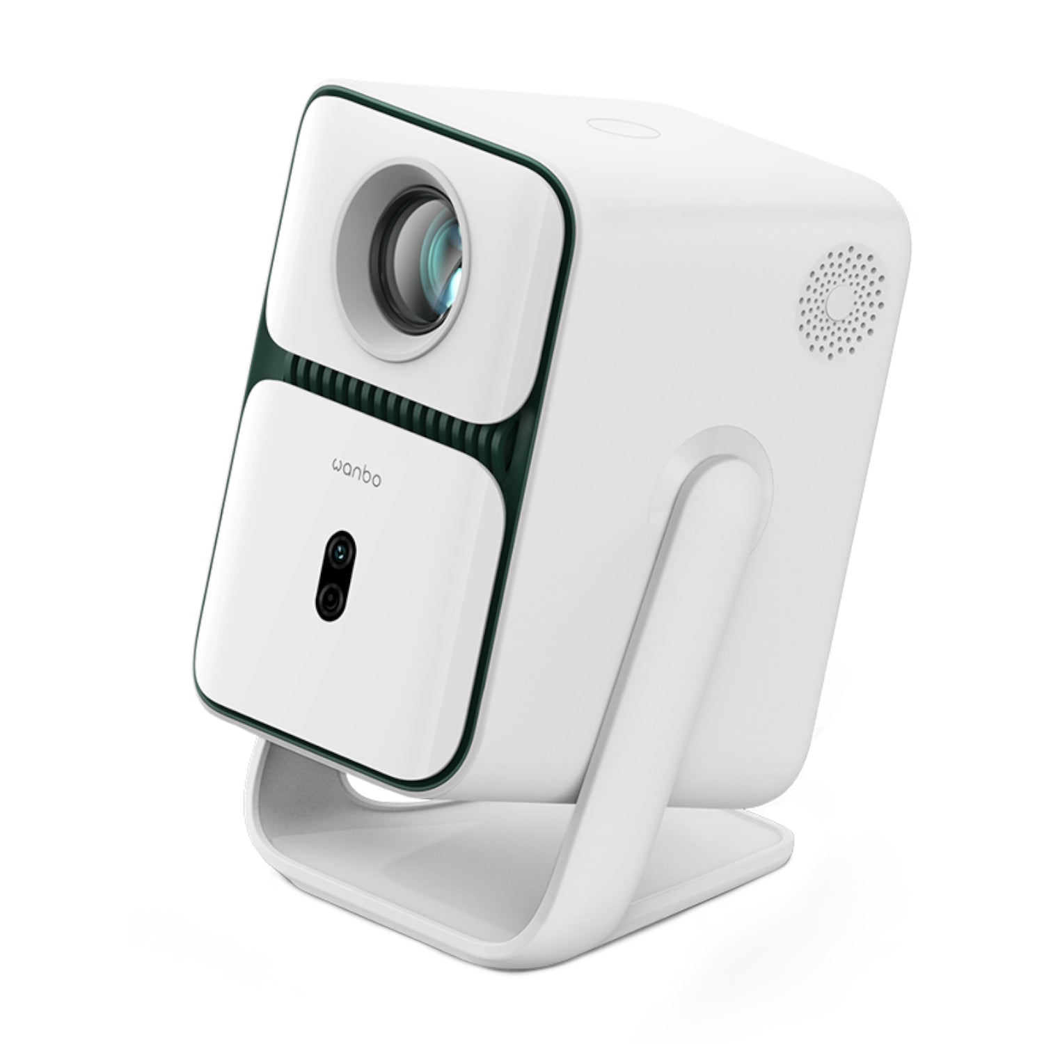 Wanbo – 1080P 500ANSI Android 11 Smart Home Theatre Projector – White image 3