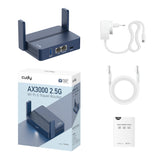 Cudy AX3000 2.5G WI-FI 6 Mini Vpn Travel Router Navy Blue image 5