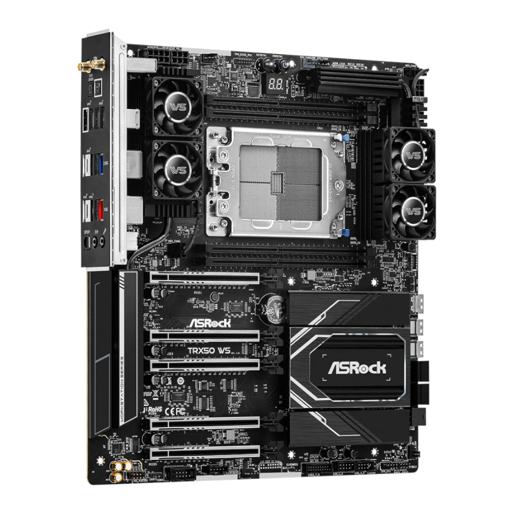 Asrock TRX50 Ws AMD TR5 Eatx Gaming Motherboard image 3