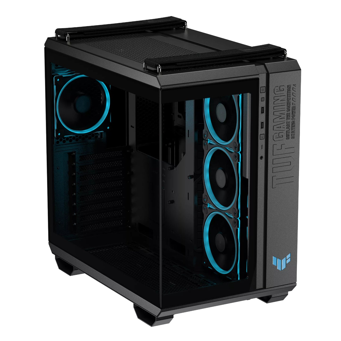 Asus Tuf Gaming GT502 Horizon ARGB Mid Tower Chassis Black image 5