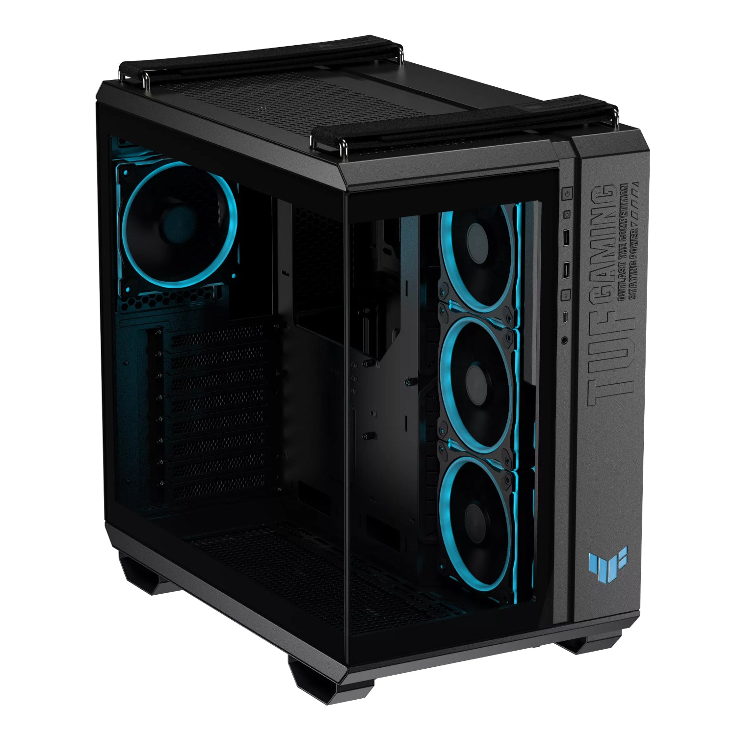 Asus Tuf Gaming GT502 Horizon ARGB Mid Tower Chassis Black image 5