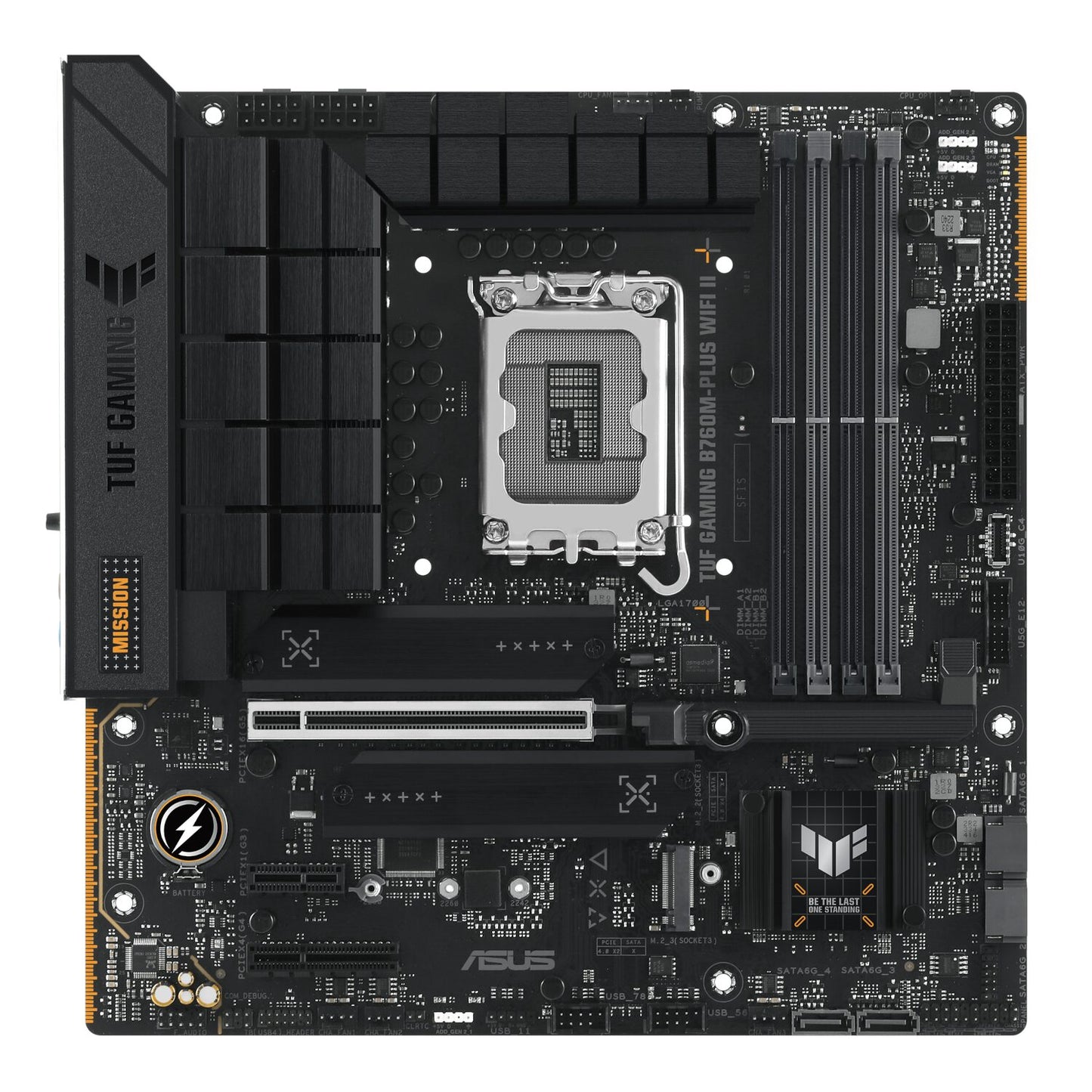 Asus Tuf Gaming B760M-PLUS WIFI II MATX Motherboard image 2
