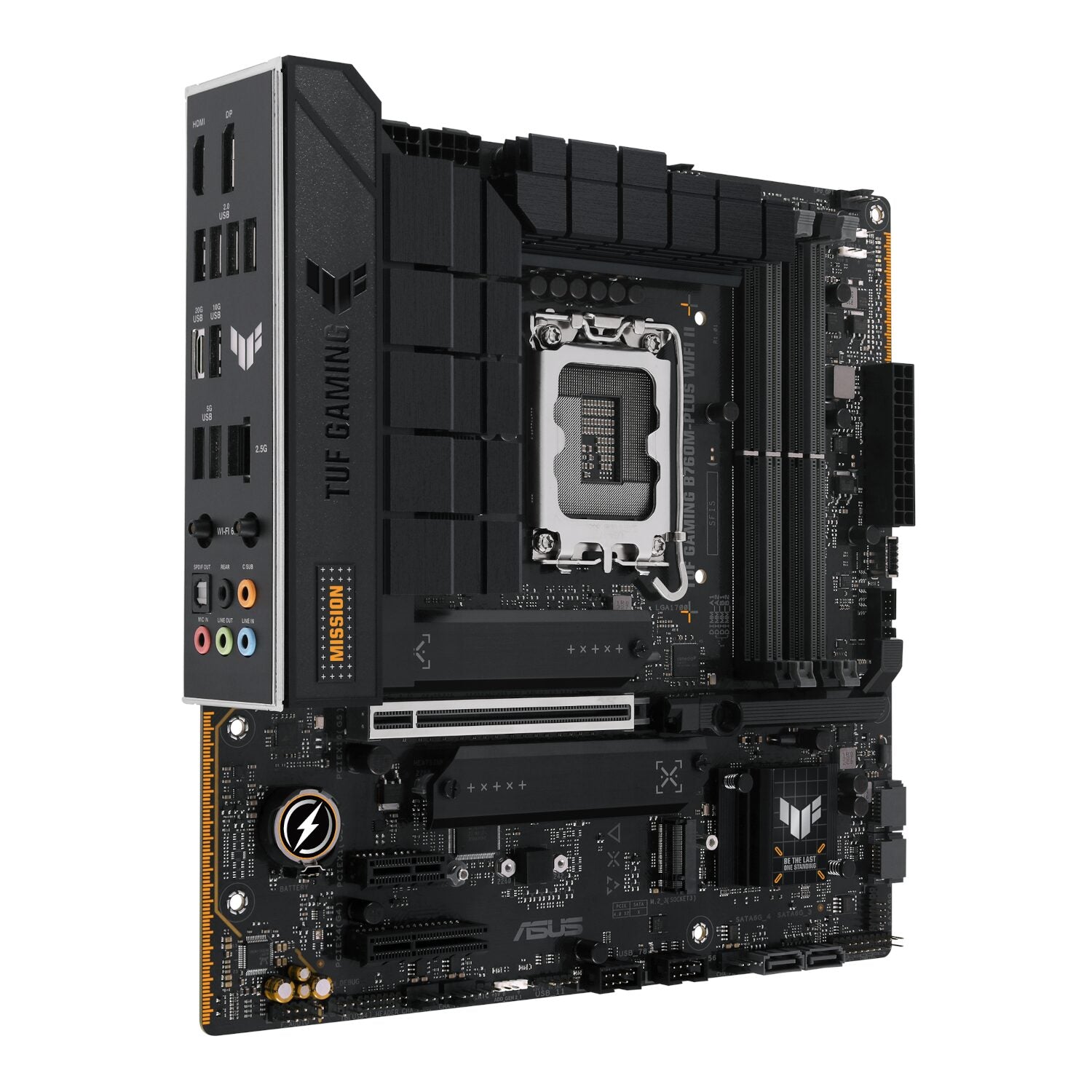 Asus Tuf Gaming B760M-PLUS WIFI II MATX Motherboard image 3