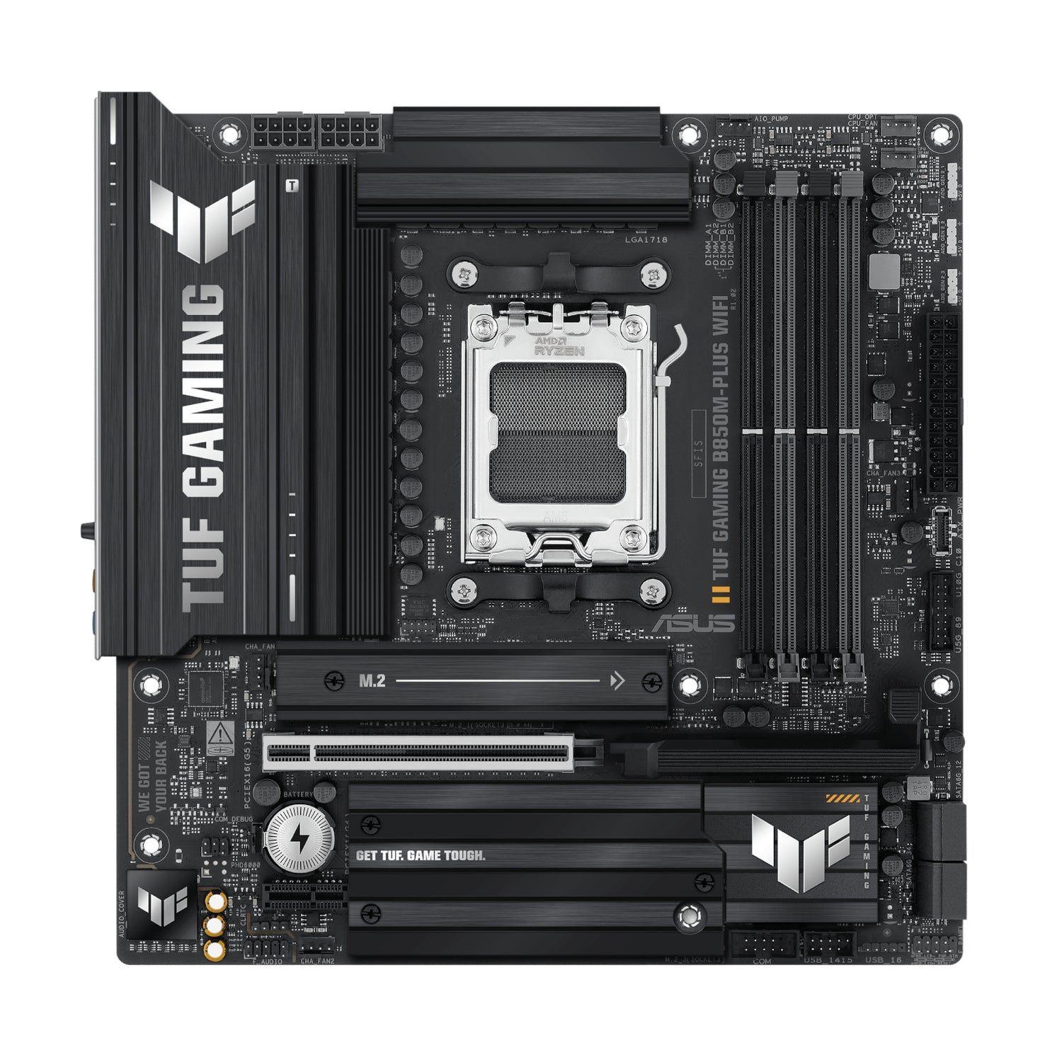 Asus Tuf Gaming B850M-PLUS WIFI AM5 Micro ATX Gaming Motherboard image 2