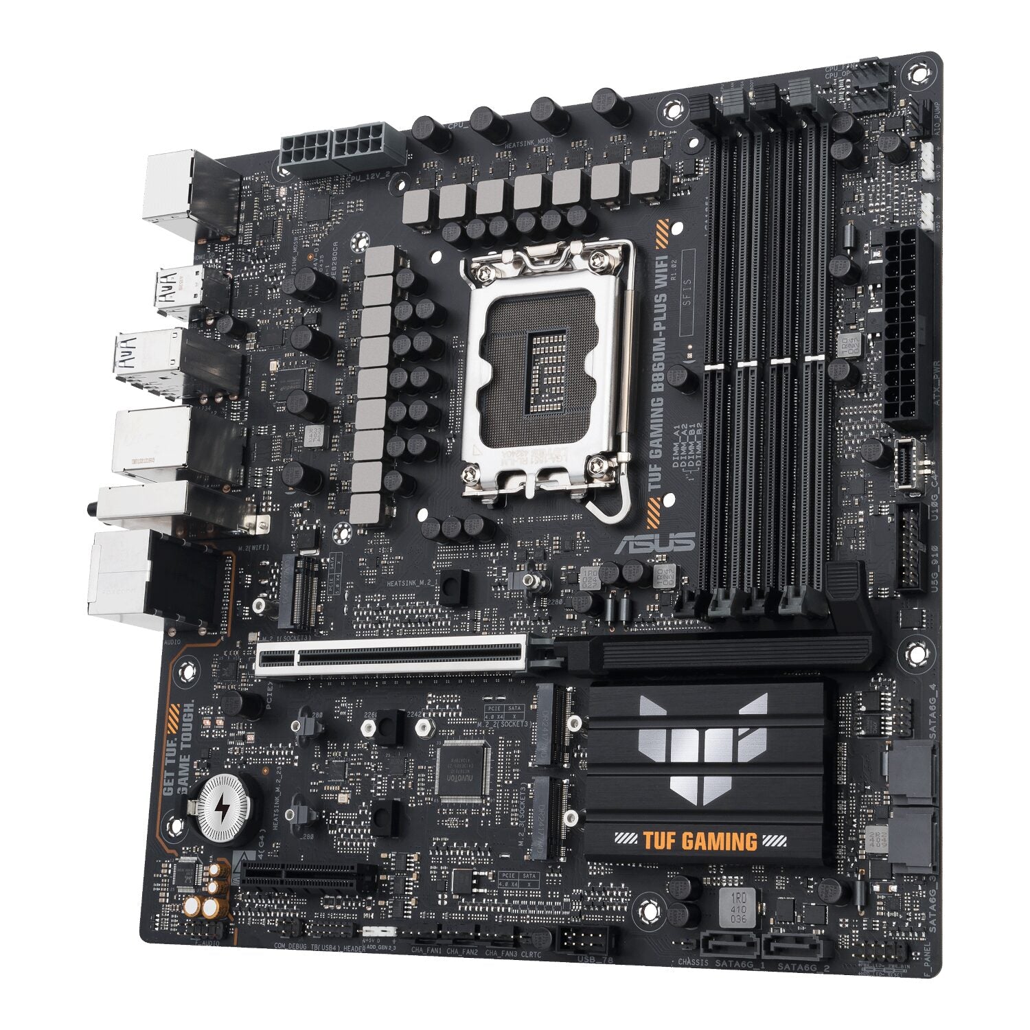 Asus Tuf Gaming B860M-PLUS WI-FI M-ATX Motherboard – INTEL LGA1851, DDR5, PCIE 5.0. WI-FI 7 image 3