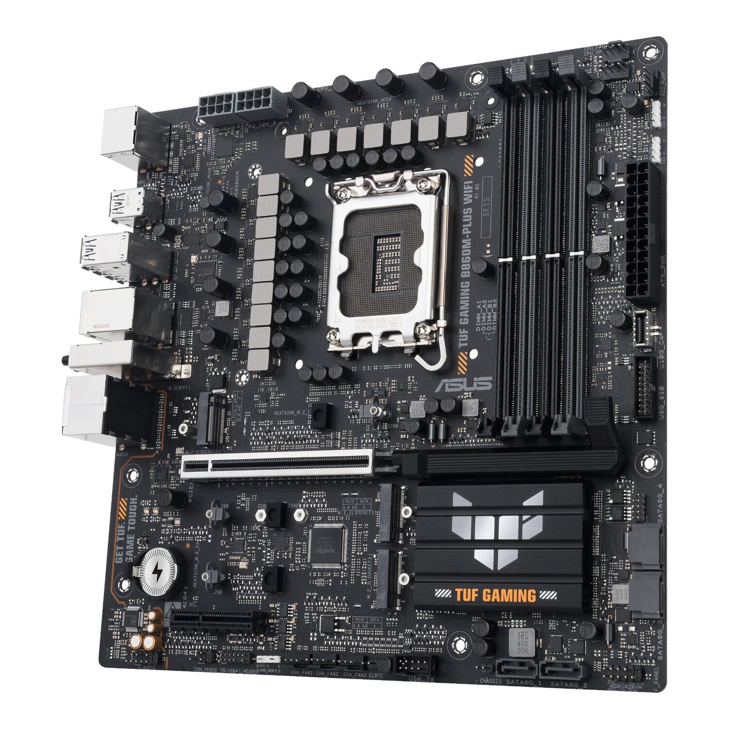 Asus Tuf Gaming B860M-PLUS WI-FI M-ATX Motherboard – INTEL LGA1851, DDR5, PCIE 5.0. WI-FI 7 image 3