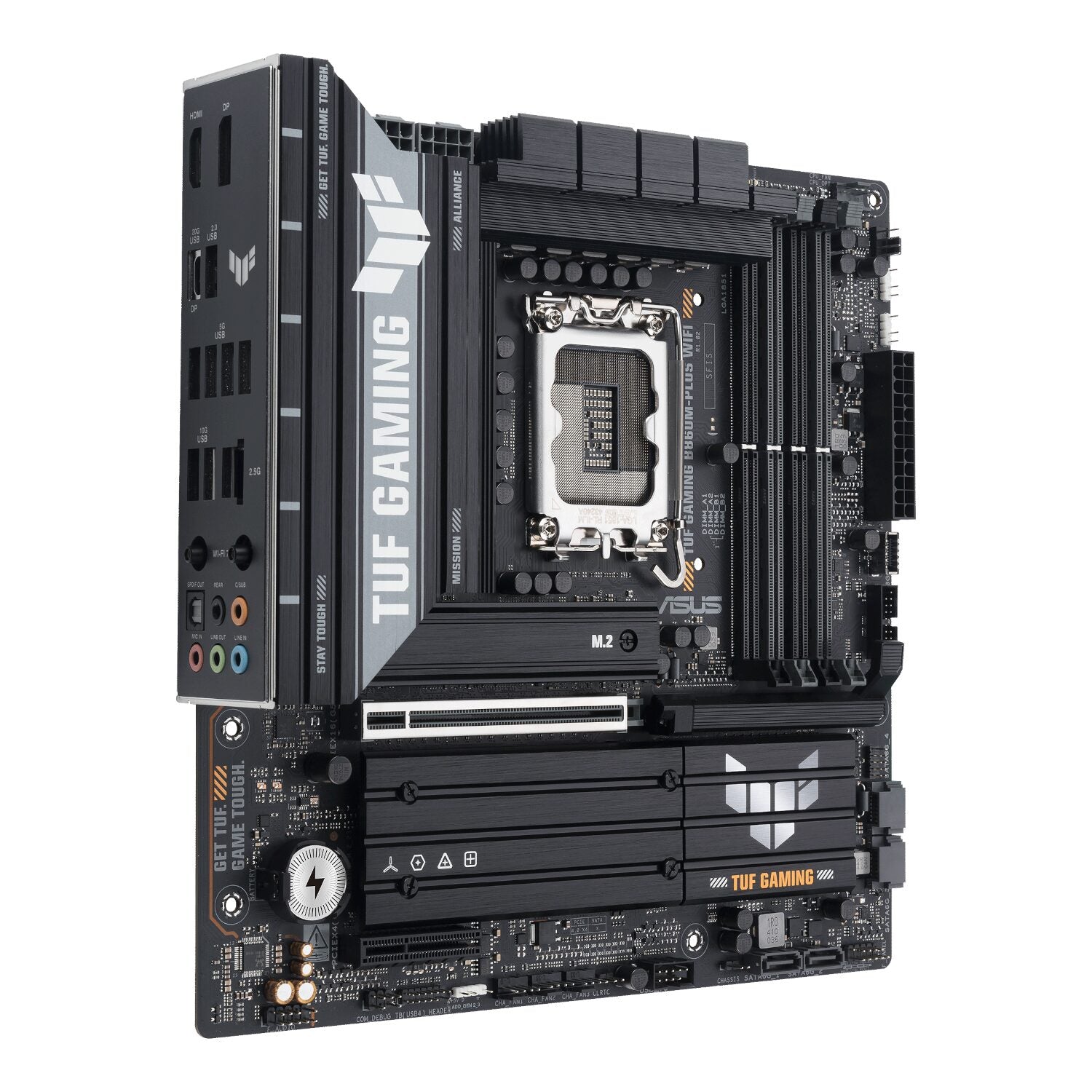 Asus Tuf Gaming B860M-PLUS WI-FI M-ATX Motherboard – INTEL LGA1851, DDR5, PCIE 5.0. WI-FI 7 image 4