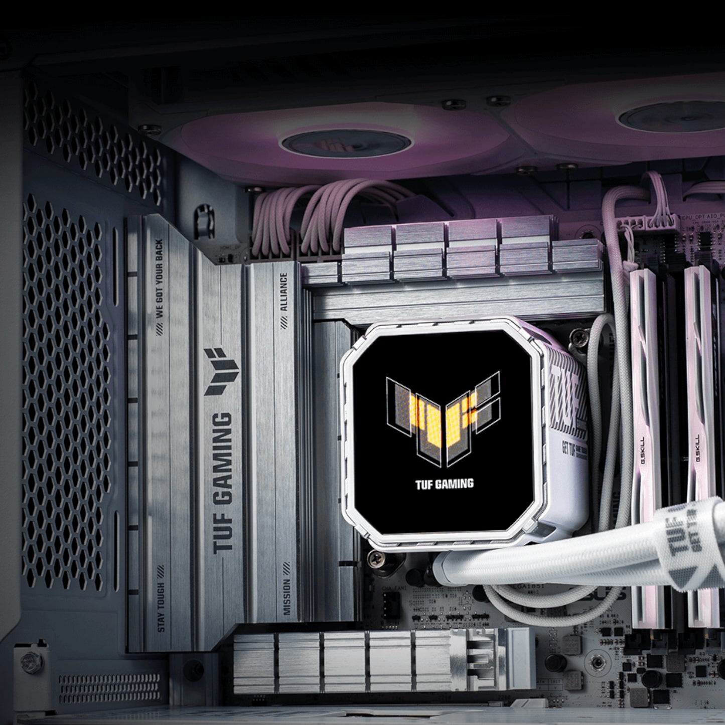 Asus Tuf Gaming Lc III 360 ARGB CPU Liquid Cooler White image 2