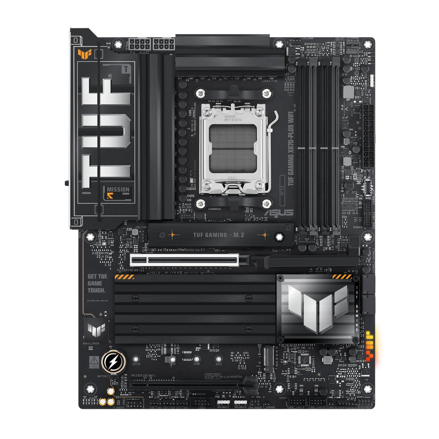 Asus Tuf Gaming X870-PLUS WIFI AMD AM5 ATX Gaming Motherboard image 2