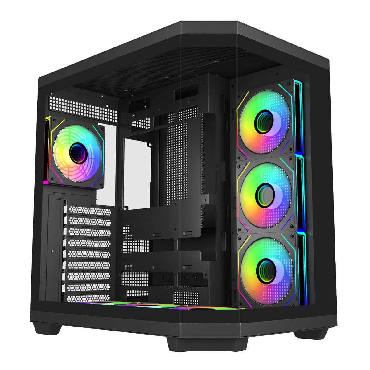 Fsp U580 ARGB ATX Ultra Tower Gaming Chassis Black