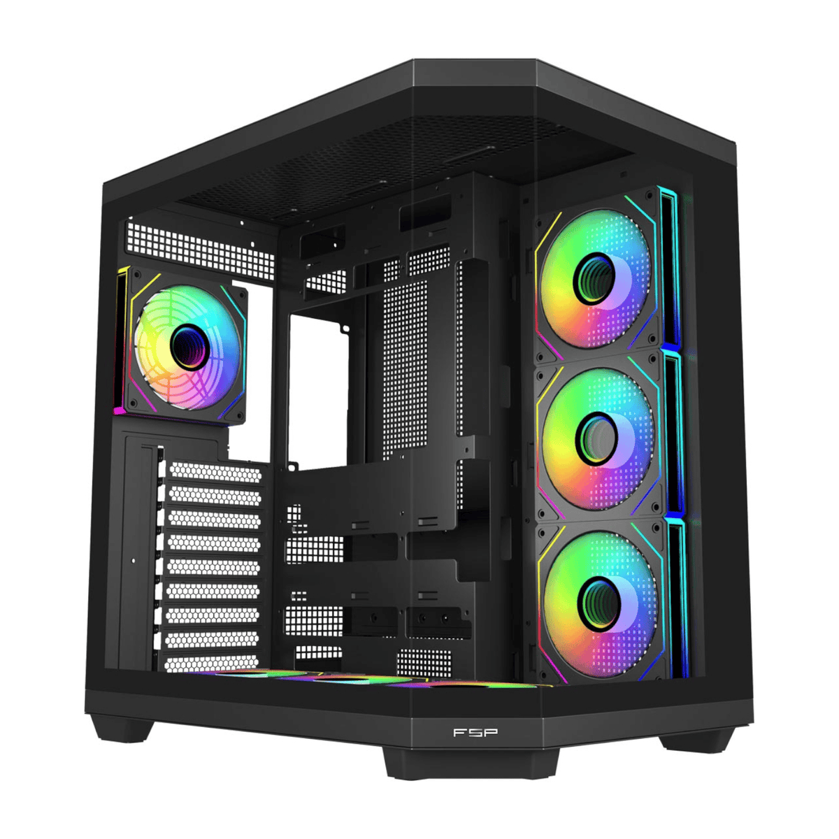 Fsp U580 ATX Ultra Tower Gaming Chassis White
