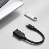 Ugreen Type-C To Usb-A Adapter (male To Female, 15CM)– Black image 3