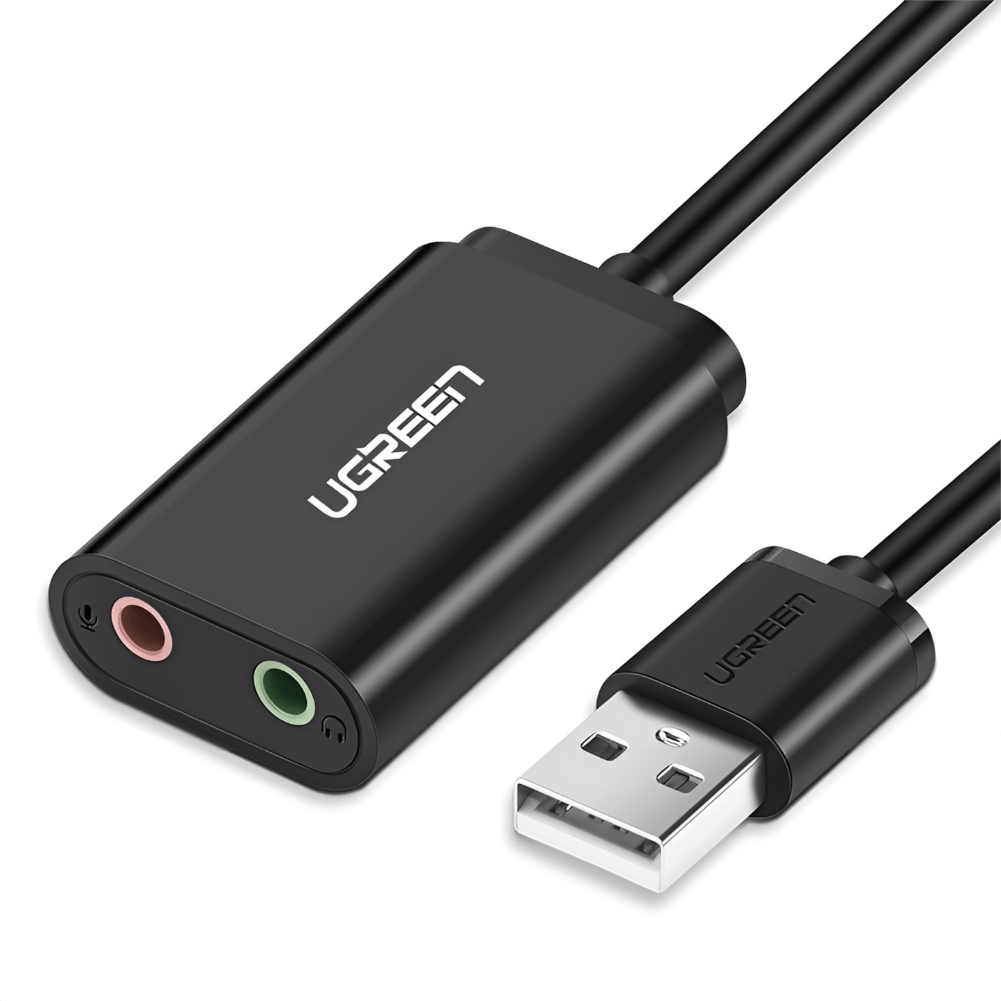Ugreen USB To 3.5MM External Stereo Sound Adapter Black