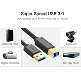 Ugreen US210 Usb-A Printer Cable 2M Black image 3