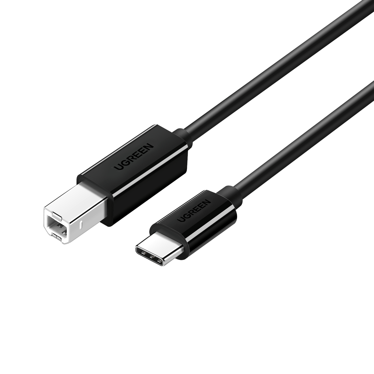Ugreen USB Type-C To B Male Printing Cable 2M Black
