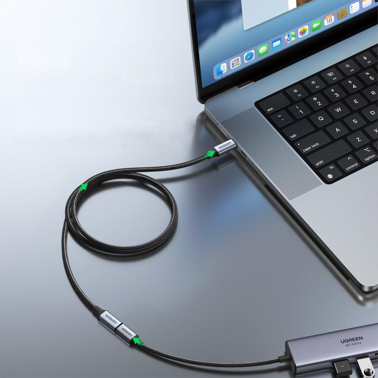 Ugreen Type-C 3.1 GEN2 Extension Cable – 10GBPS, Pd 100W (1M) image 4