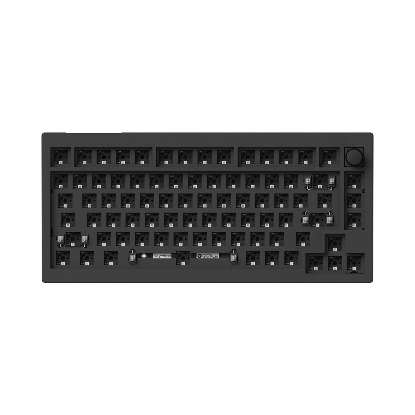 Keychron V1 Max Qmk/Via Wireless Custom Mechanical Keyboard | Red Switches Black image 4