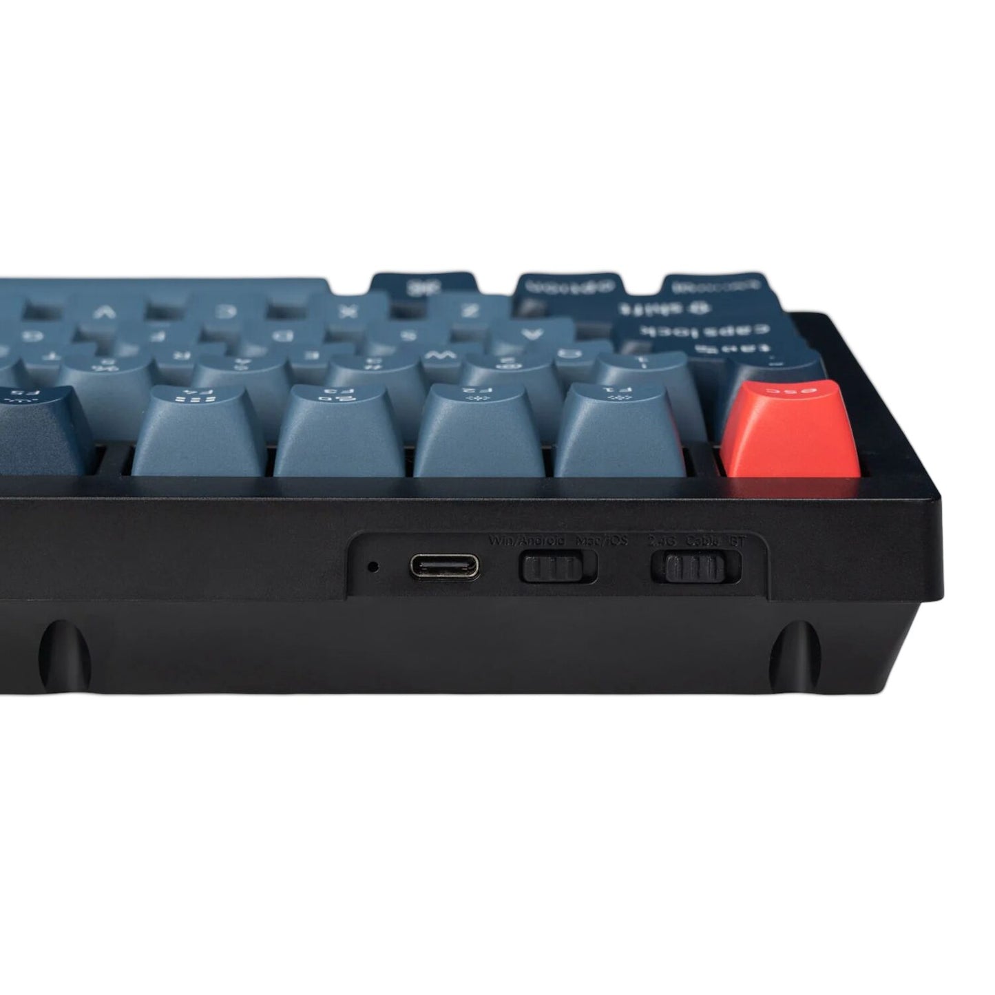 Keychron V1 Max Qmk/Via Wireless Custom Mechanical Keyboard | Banana Switches – Black image 3