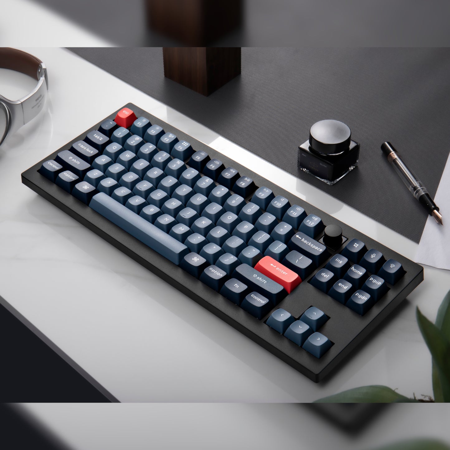 Keychron V3 Max Qmk/Via 80% Wireless Custom Mechanical Keyboard (red Switch) – Carbon Black image 3