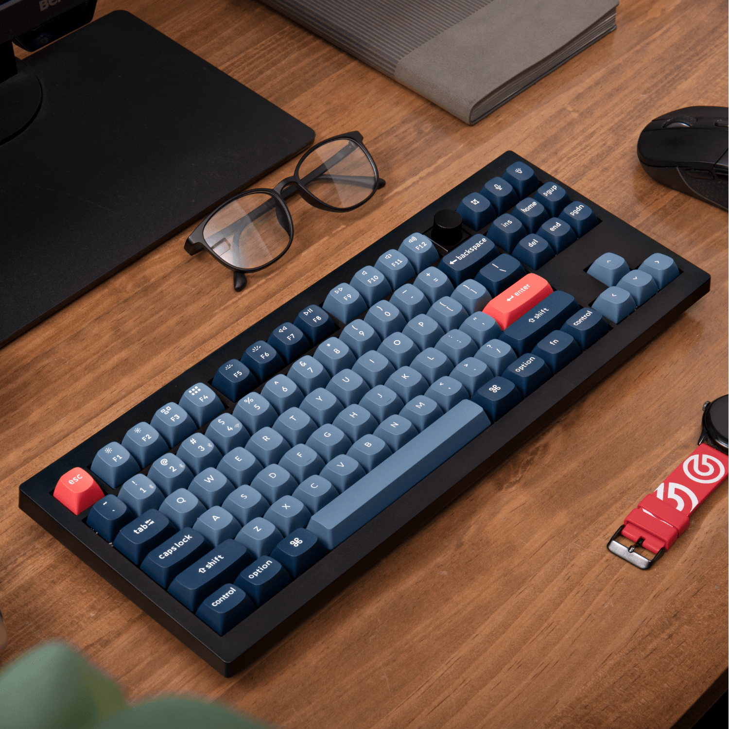 Keychron V3 Max Qmk/Via 80% Wireless Custom Mechanical Keyboard (brown Switch) – Carbon Black image 5