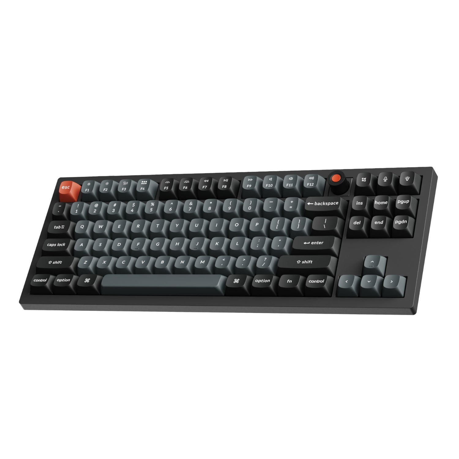 Keychron V3 Ultra 80% 8K Red Switch Hot-Swap RGB Wireless Keyboard Black image 4