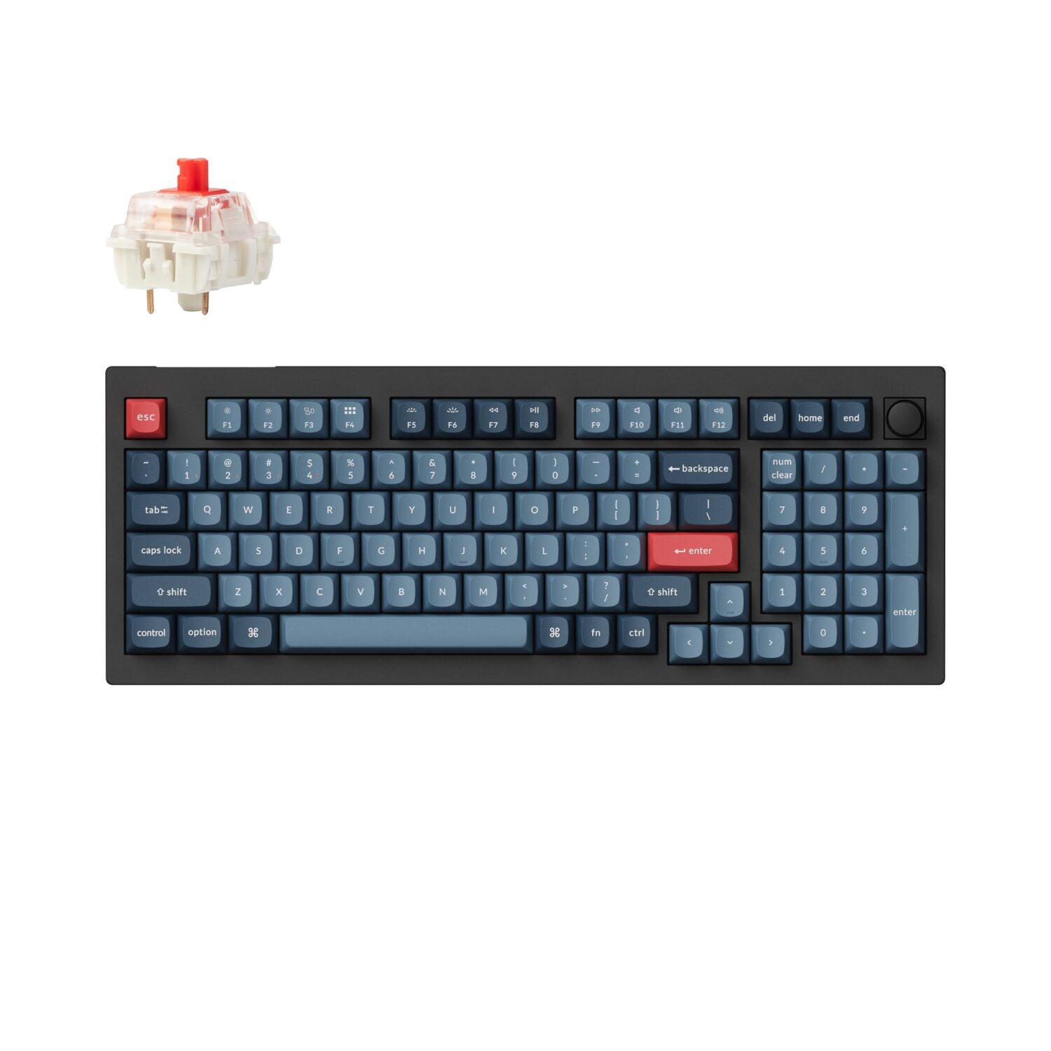 Keychron V5 Max Wireless Custom Keyboard Red Switch