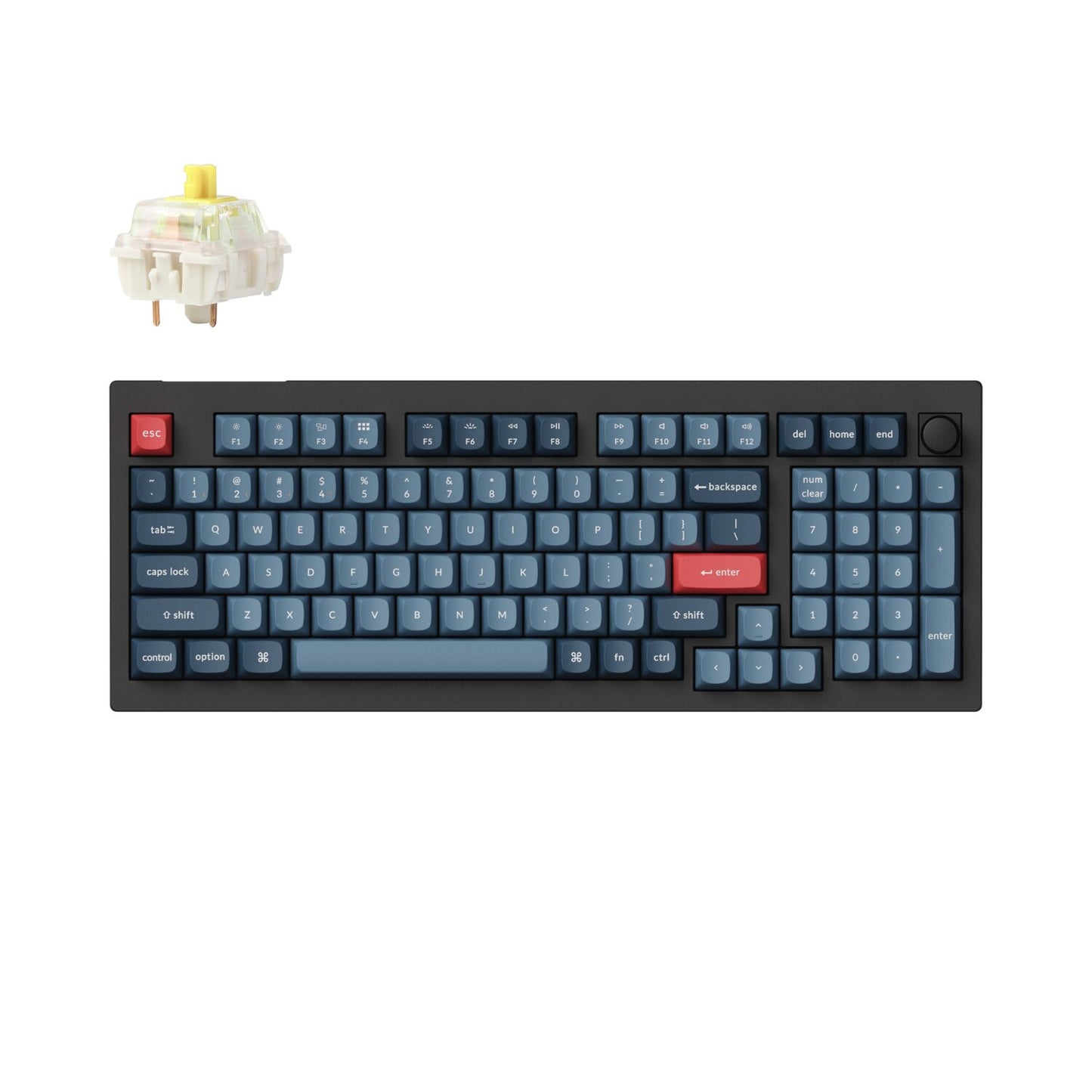 Keychron V5 Max Wireless Custom Keyboard Banana Switch