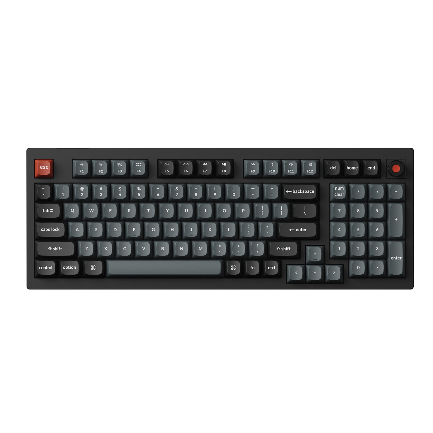 Keychron V5 Ultra 96% 8K Red Switch Hot-Swapple Silk Pom RGB Wireless Keyboard image 2