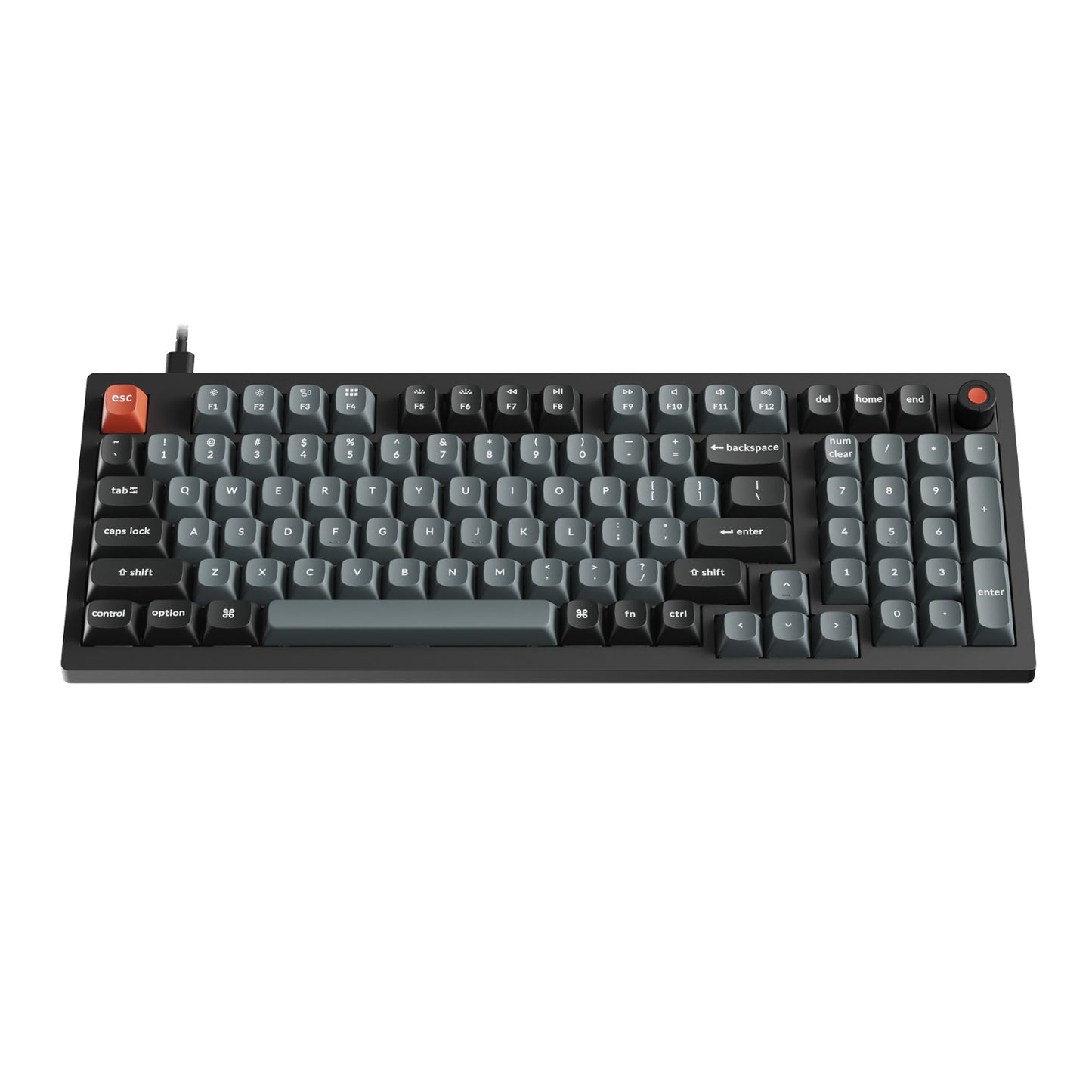 Keychron V5 Ultra 96% 8K Red Switch Hot-Swapple Silk Pom RGB Wireless Keyboard image 3