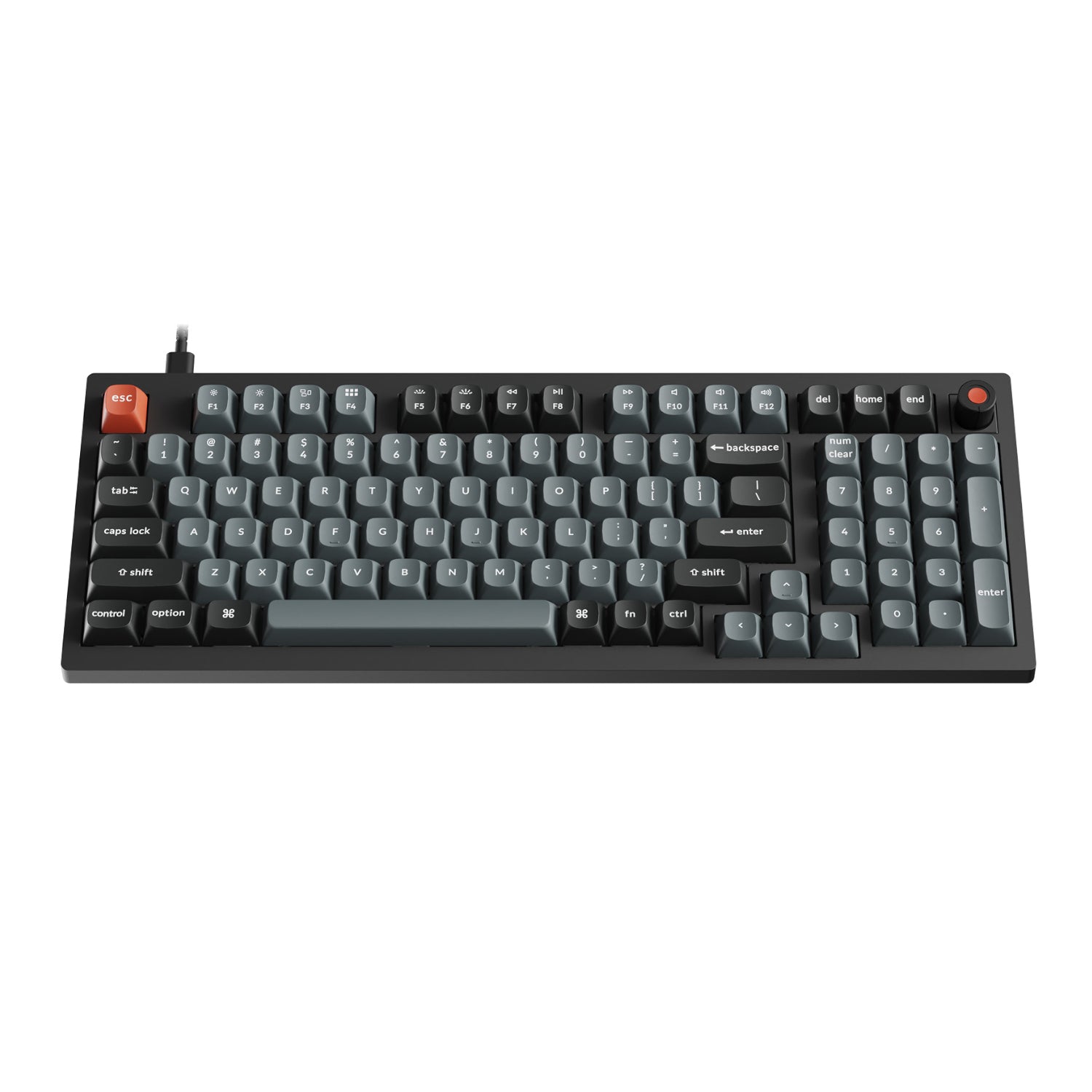 Keychron V5 Ultra 96% 8K Red Switch Hot-Swapple Silk Pom RGB Wireless Keyboard image 3