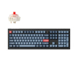 Keychron V6 Max Qmk/Via Red Wireless Custom Mechanical Keyboard | Red Switch Black