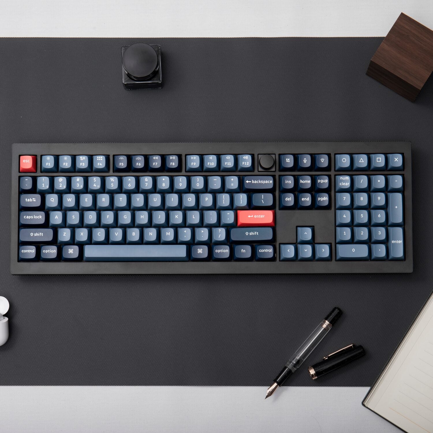Keychron V6 Max Qmk/Via Red Wireless Custom Mechanical Keyboard | Red Switch Black image 5