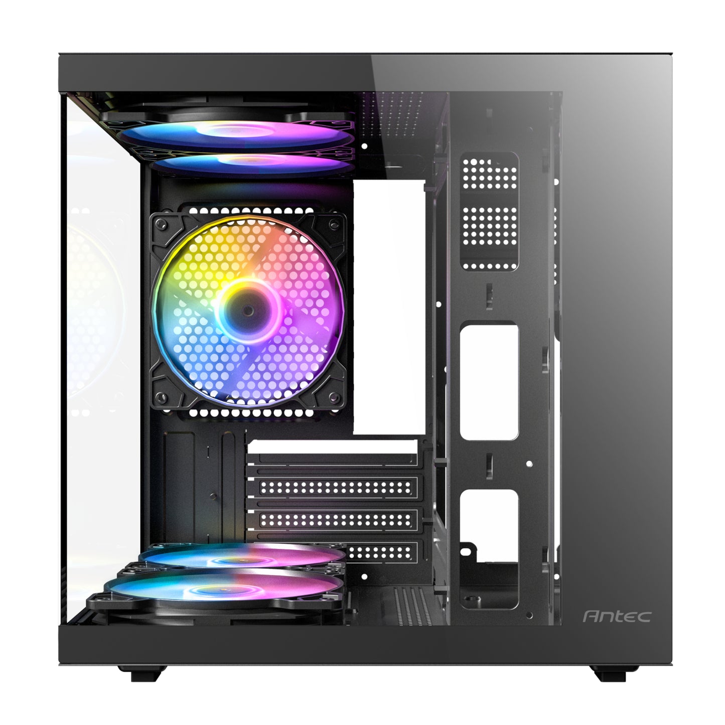 Antec Micro-Atx | ITX Mini-Tower Gaming Chassis Black image 2