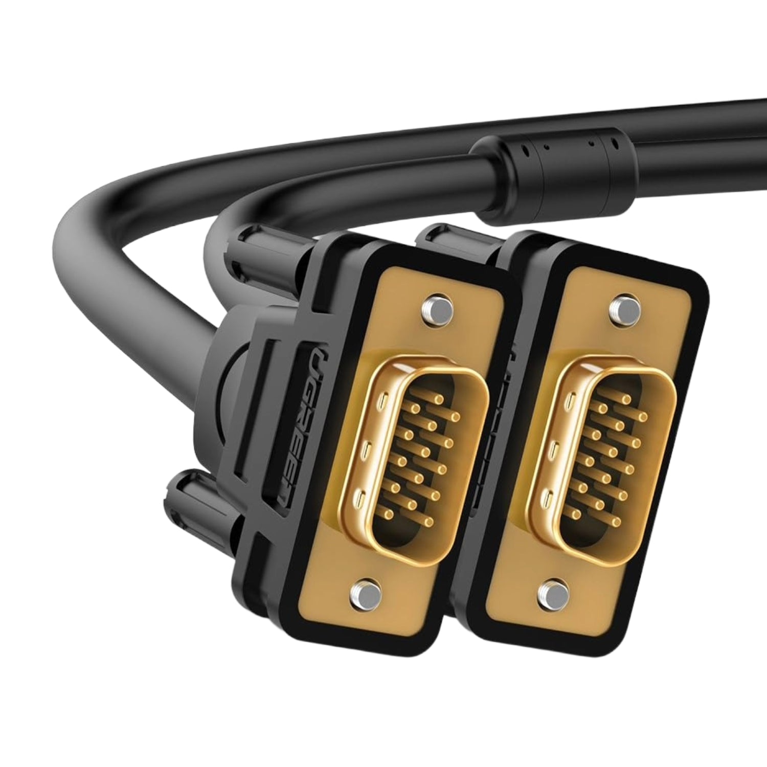 Ugreen VGA Male To Male Cable 5M 1080P -Black